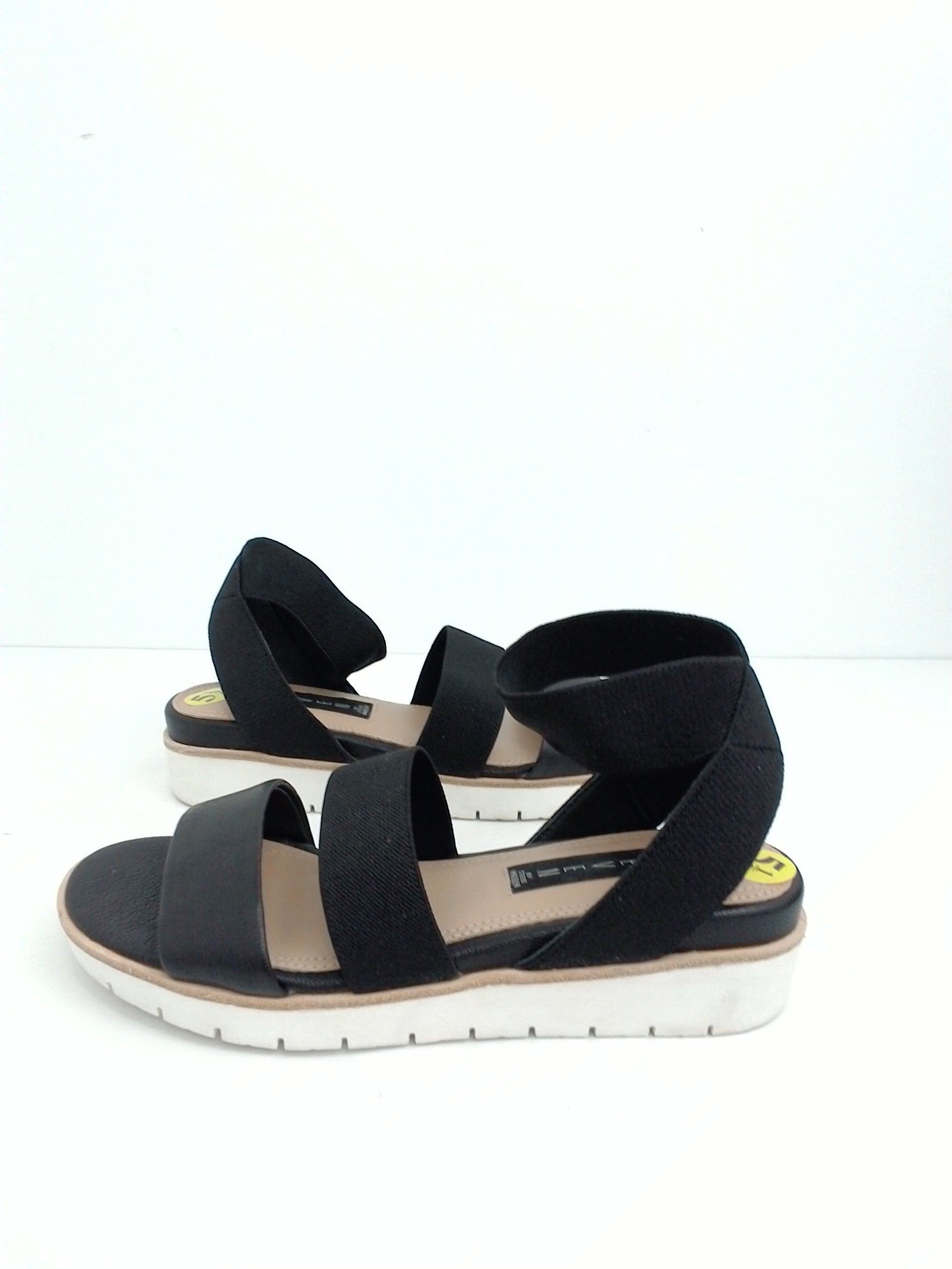 STEVEN By Steve Madden Women's Kendel Black Sandal Size 5.5 M Prime