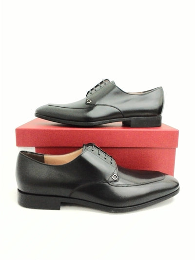 Ferragamo leather oxford shoes - NERO