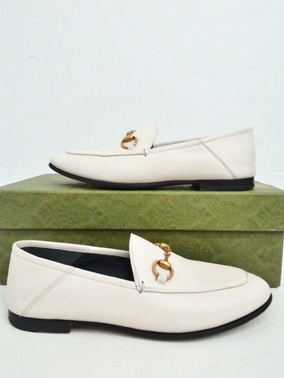GUCCI Agnello Plonge Mystic White Size 35 - Prime Shoes and More